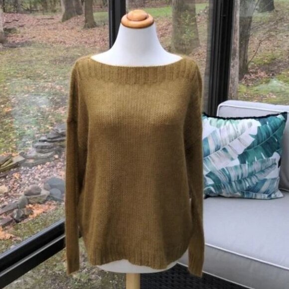 Eileen Fisher mohair wool knit sweater XS Oversized New - Picture 2 of 4